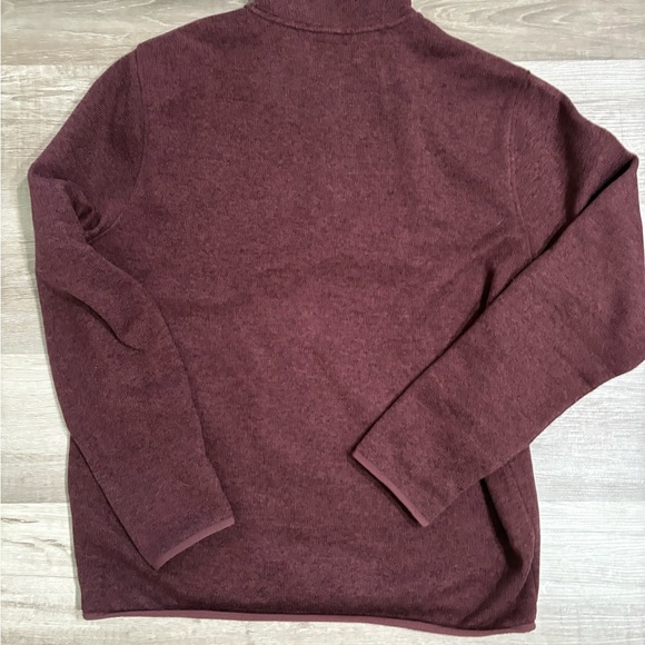 J. Crew Men's Maroon Zip-Up Sweater - Picture 6 of 6